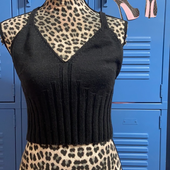 90’s VTG Knit Halter top - Picture 1 of 8